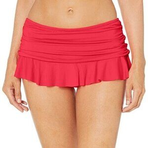 𝅺LA Blanca Skirted Bikini Bottom Women BNWOT Hipster